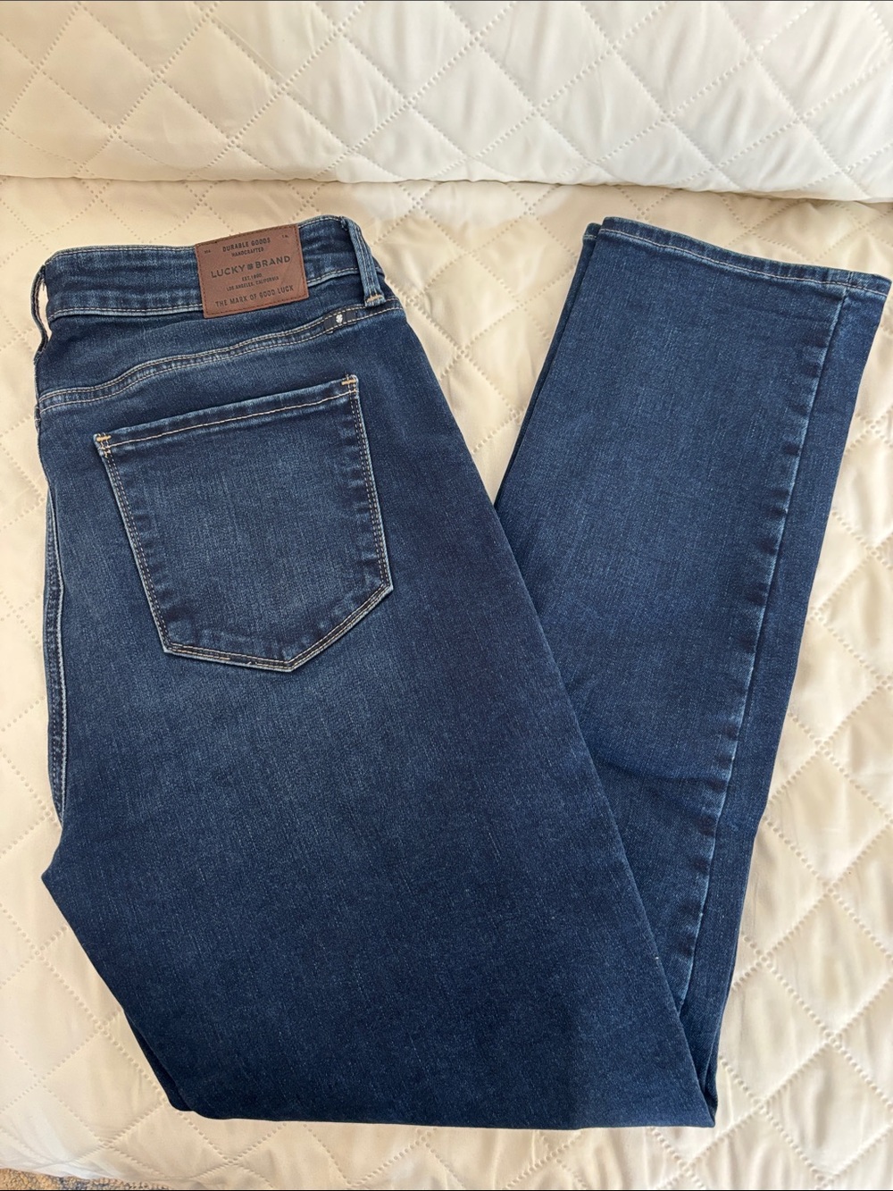 Lucky Brand Women's Hayden Dark Blue Skinny Jeans
